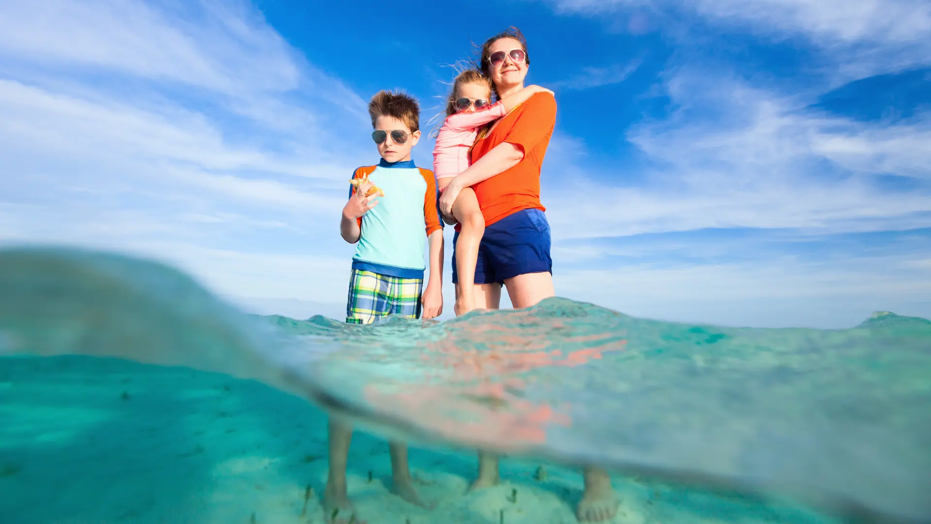 Le Galion beach for kids, St Martin