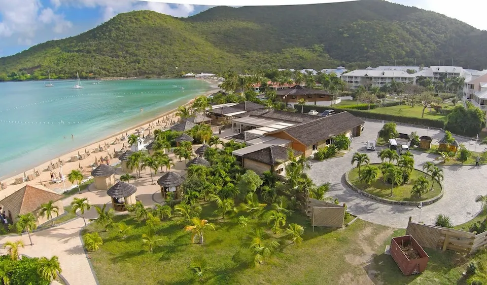 Le Domaine, Anse Marcel, aerial view, st martin