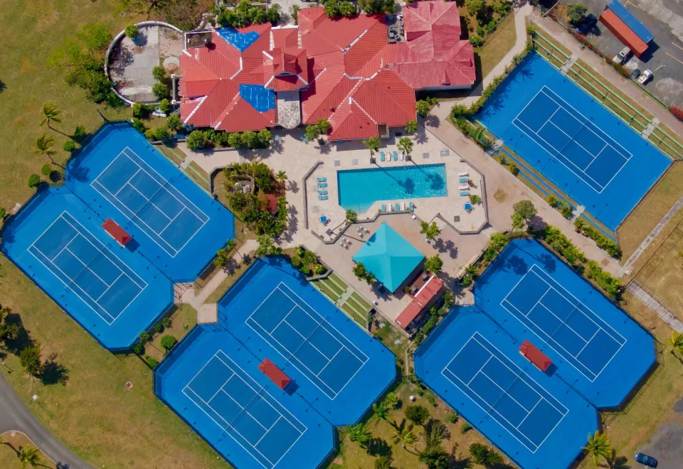 Port de Plaisance from the air. St Martin vacation planning with explr.sx