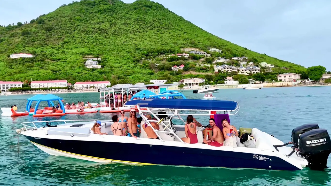 boat fun in the Caribbean book activities in St Martin St Maarten