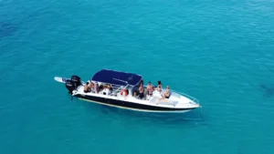 Private boat charter cruising in St Martin waters