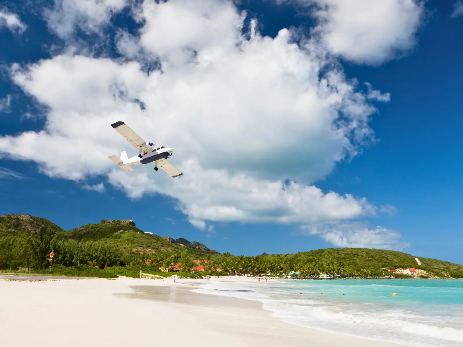 Inter-island aircraft transfer operating to and from St Barts