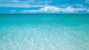 Meads Bay Anguilla beach during private boat day trip from St Martin