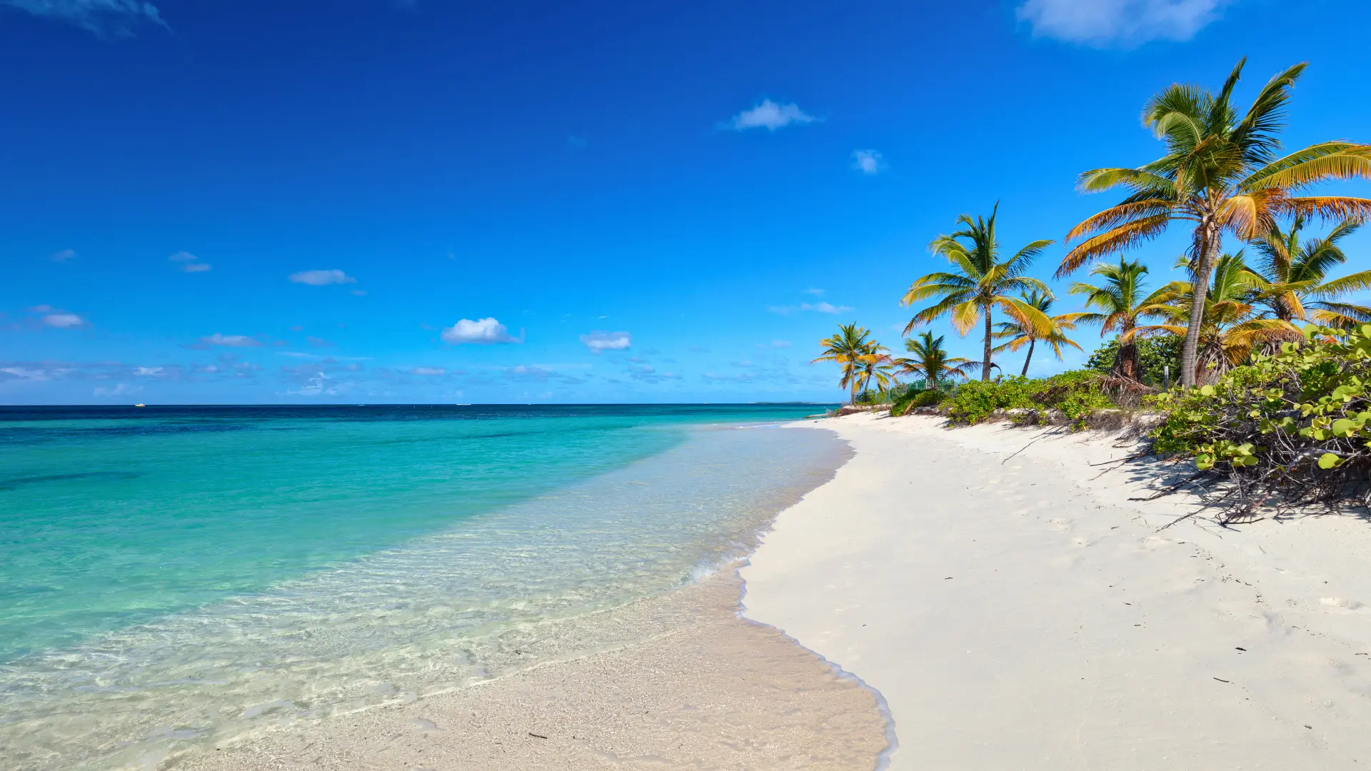 Shoal Bay Anguilla turquoise water and white sand beach
